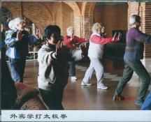 13  外宾学打太极拳